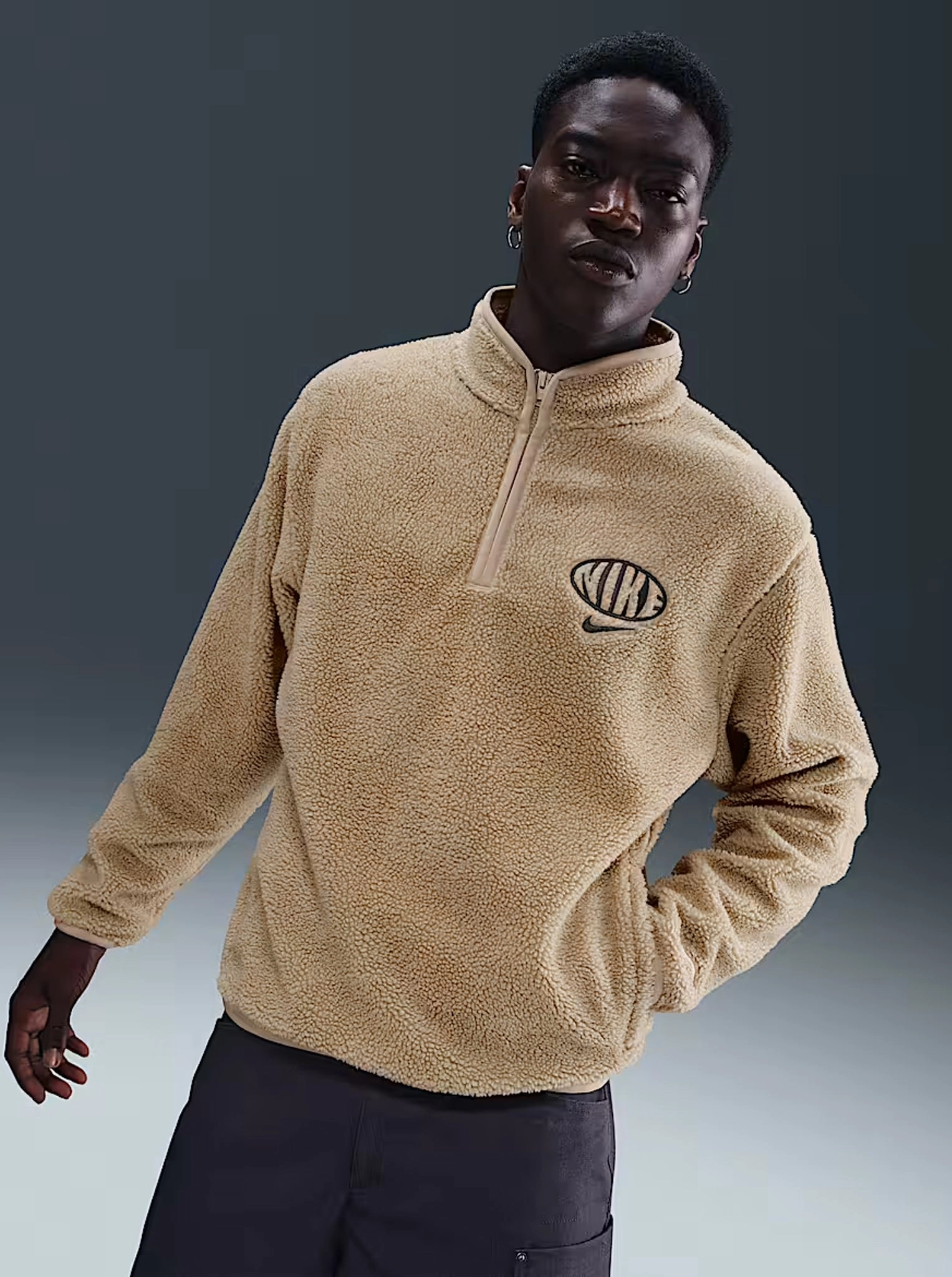 youth choice Street Comfort 1/4 Zip Sherpa Track Top