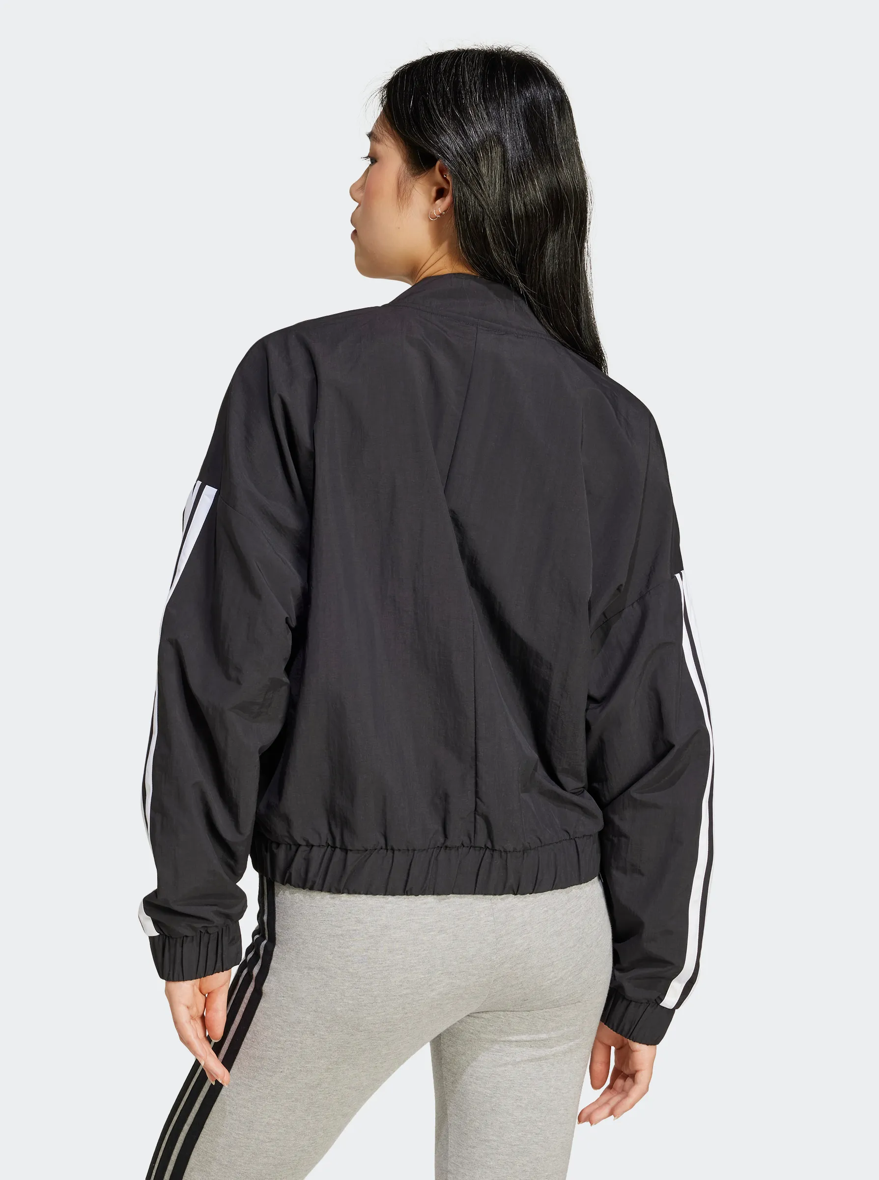 Skinny Fit 3-Stripes Woven Bomber Jacket