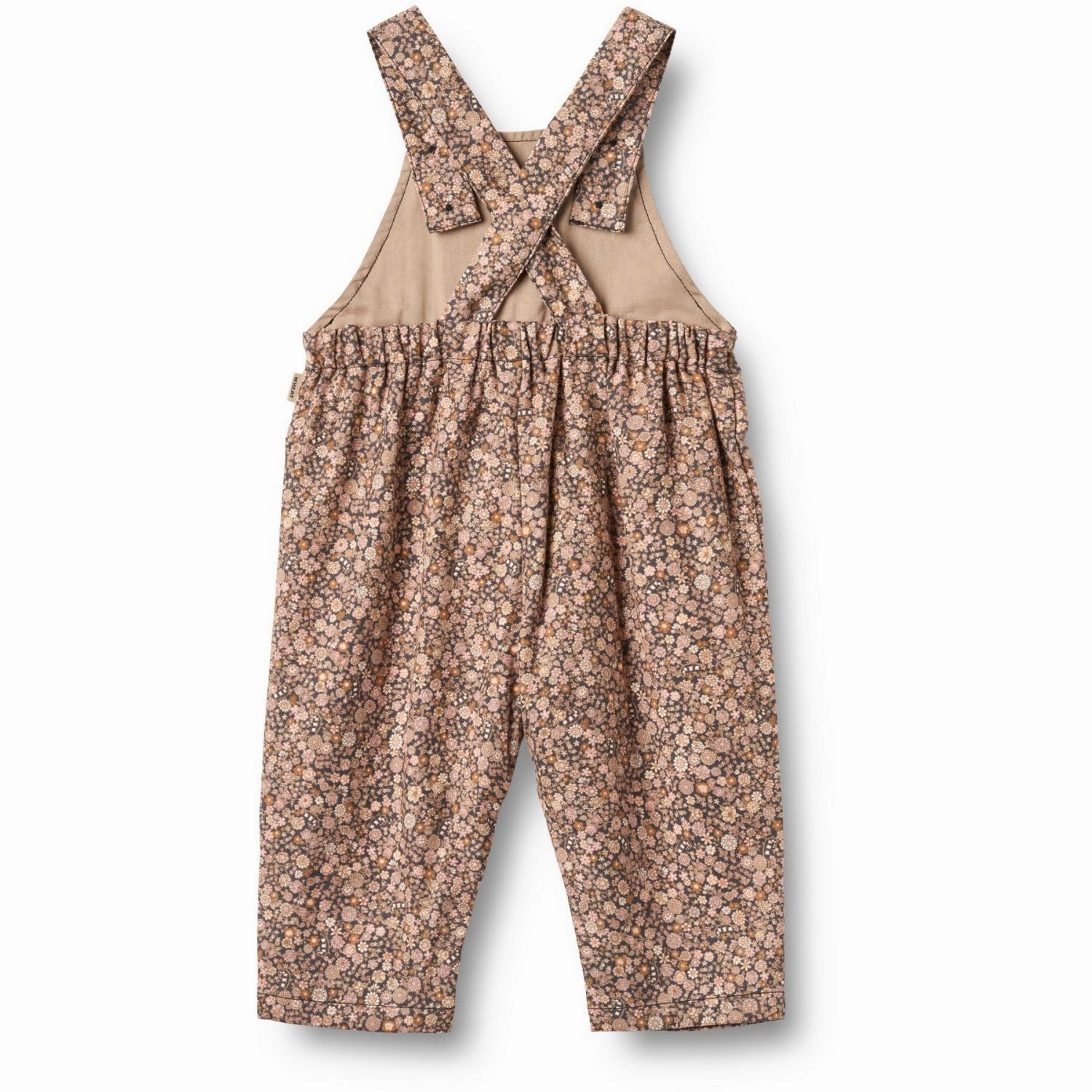 No Gap Waist Construction Wheat Black Sea Garden Overall Liz
