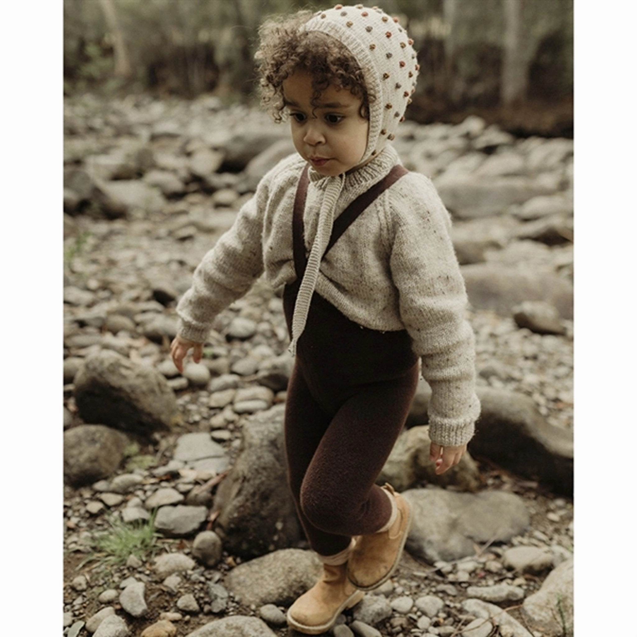 Silly Silas Teddy Warmy Footles Tights Chocolate Brown Squat Proof Flexible Motion