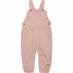 Minymo Peach Beige Twill Overall Vintage Wash Carbon Infused Fabric