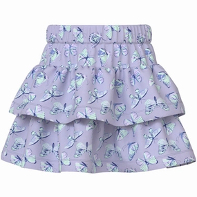 Curve Friendly Name It Purple Heather Butterflies Vigga Skirt