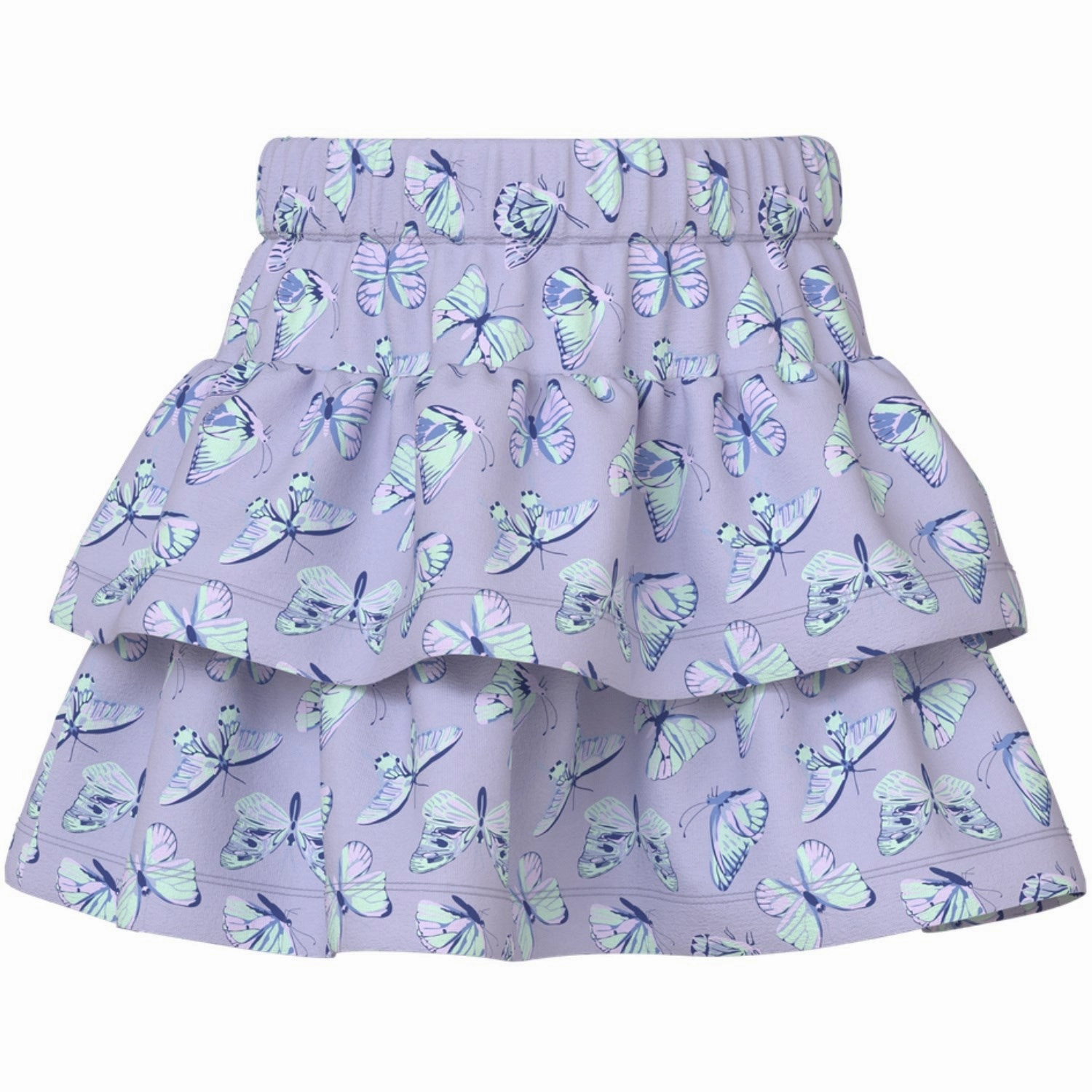 Curve Friendly Name It Purple Heather Butterflies Vigga Skirt