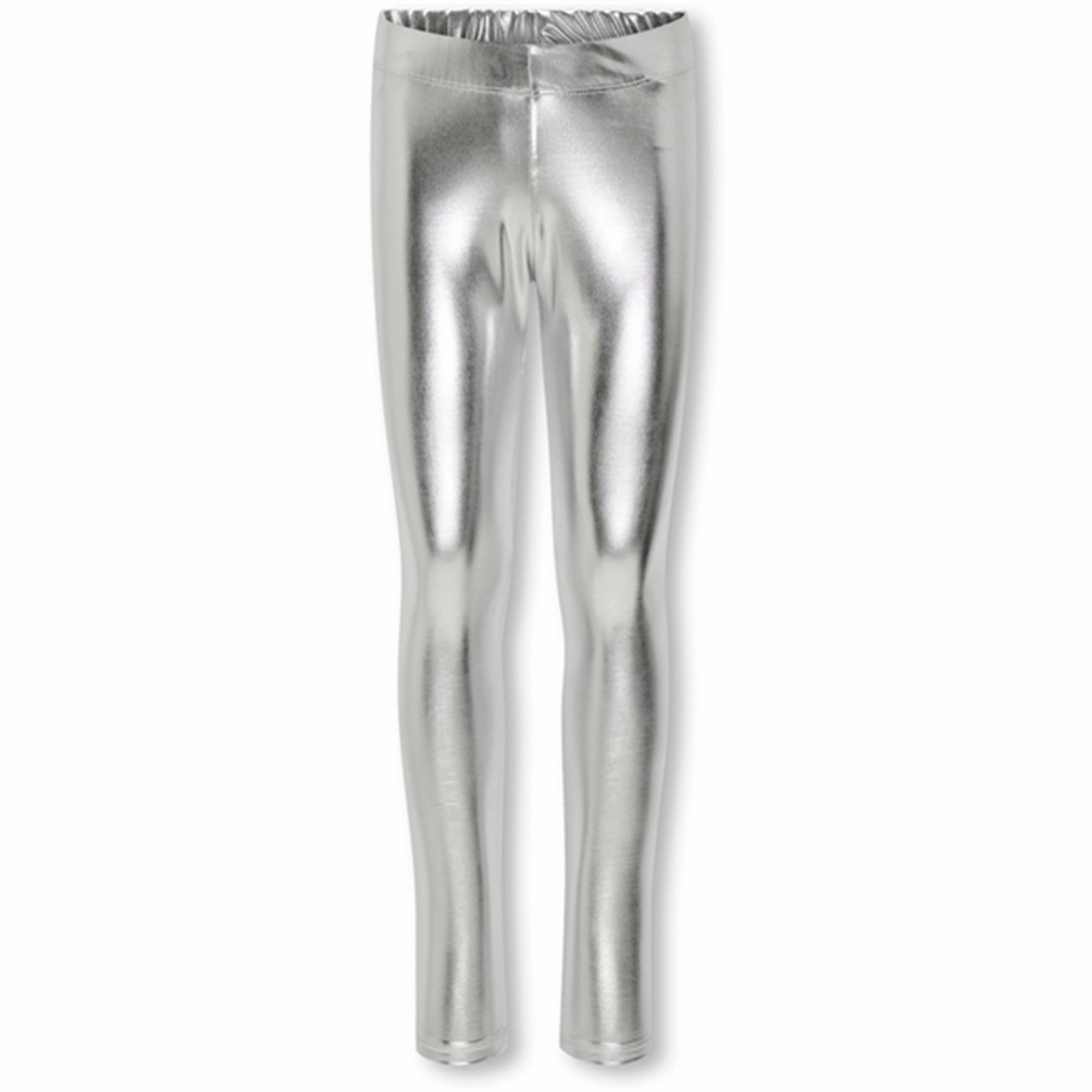Kids ONLY Silver Anne Silver Leggings City Walk Lightweight Material Full Coverage Fit