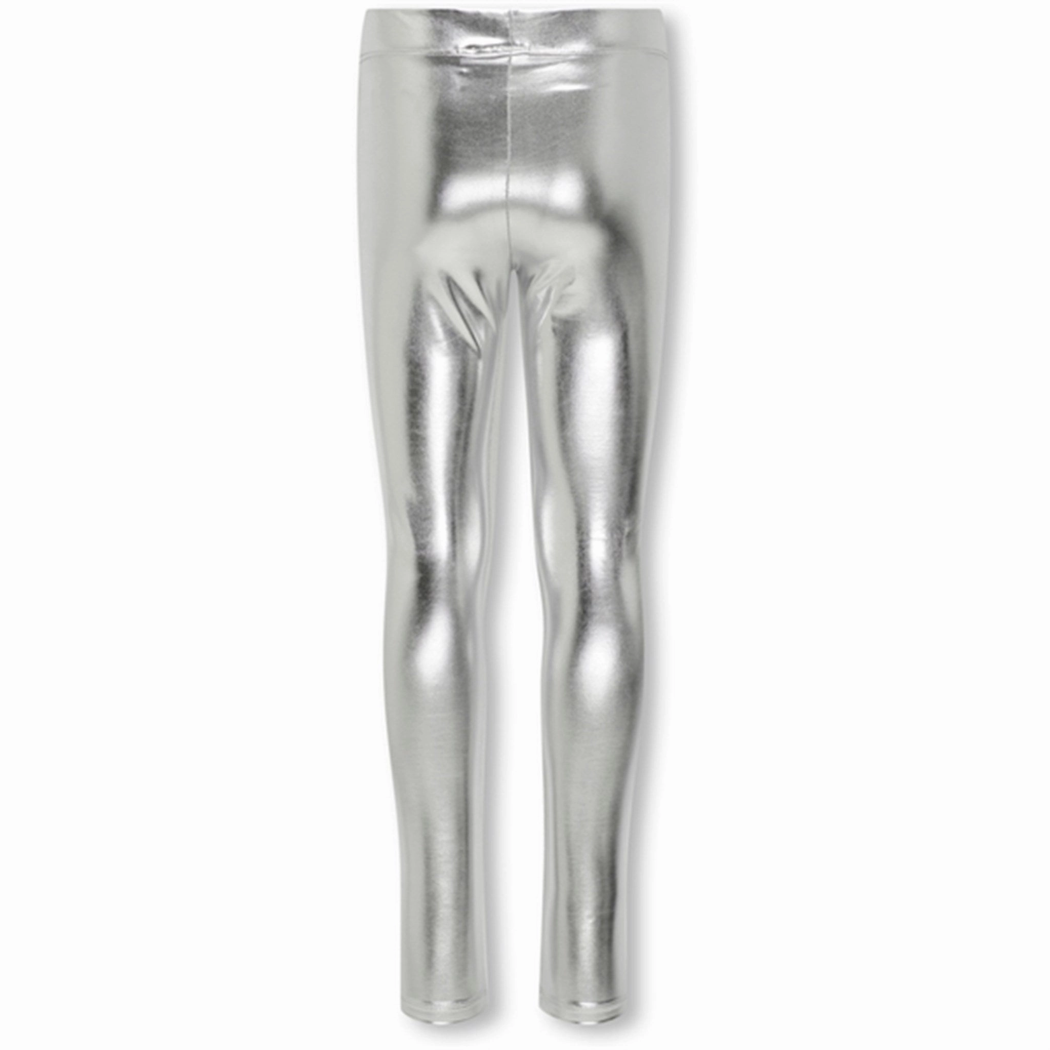Kids ONLY Silver Anne Silver Leggings Travel Outfit Skin Friendly High Rise Fit