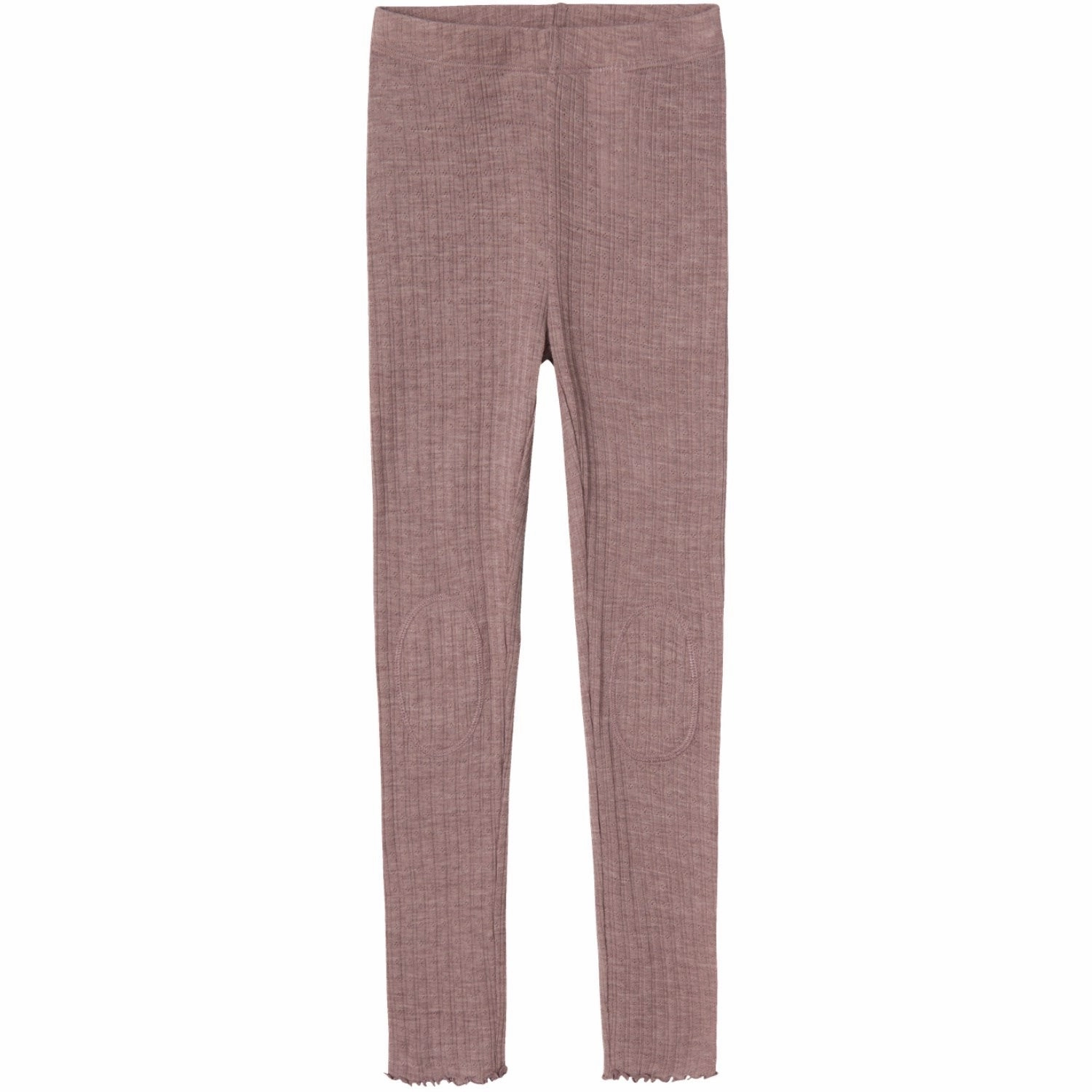 Name It Purple Dove Wossa Wool/Silk Rib Leggings Wrinkle Resistant Dance Studio