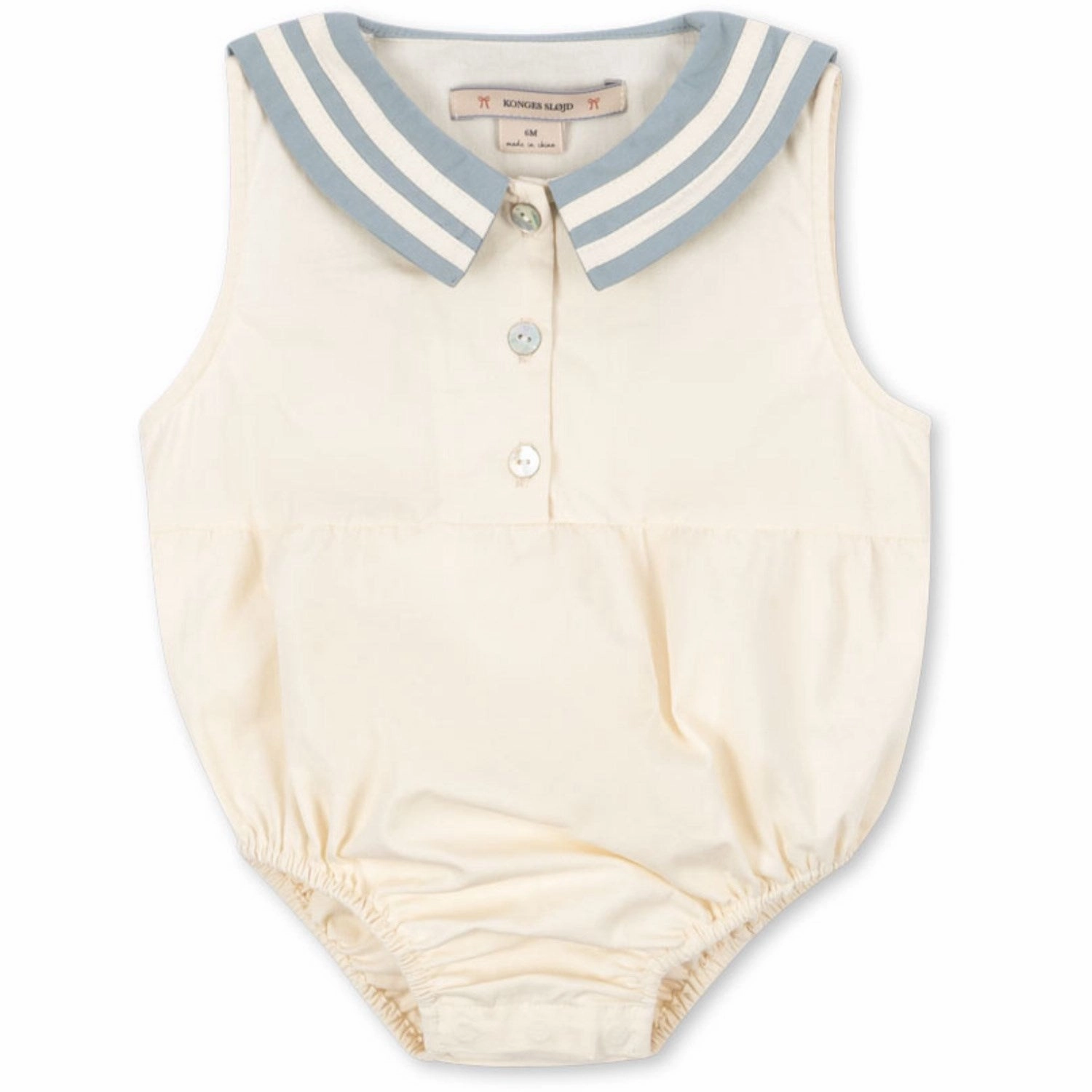 Konges Sl?jd Ashley Blue Celebration Sailor Romper GOTS Picnic Street