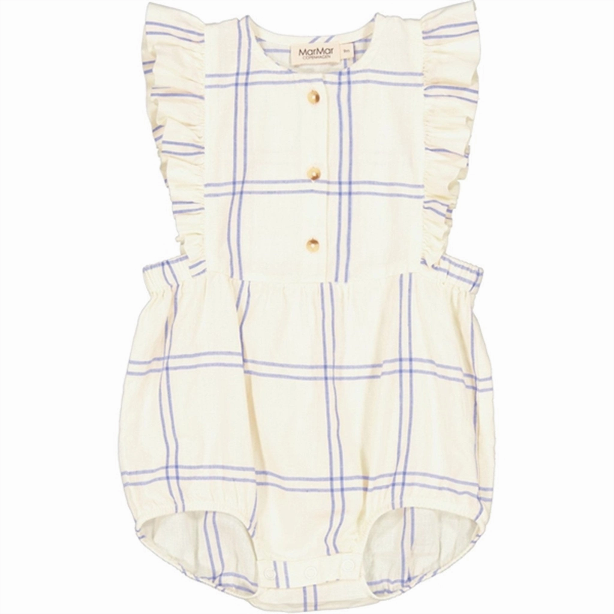 Gym Natural Training Shopping MarMar Blue Check Roma Frill Body