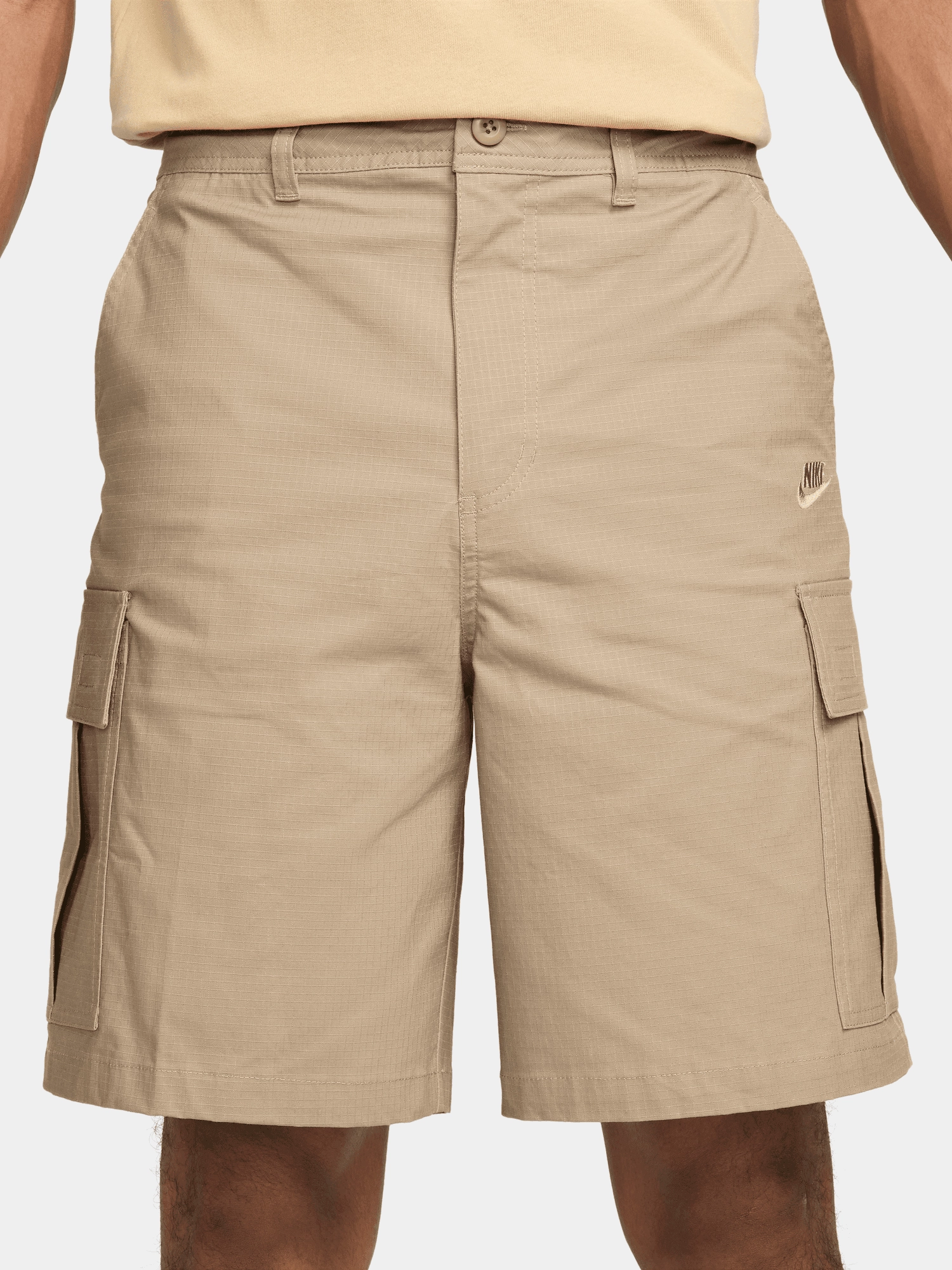 On-The-Go Style high waisted Woven Cargo Short