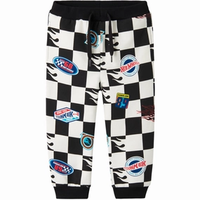 Name It Black Drewy Hot Wheels Regular Sweatpants Hybrid Weave Technology Anti-microbial