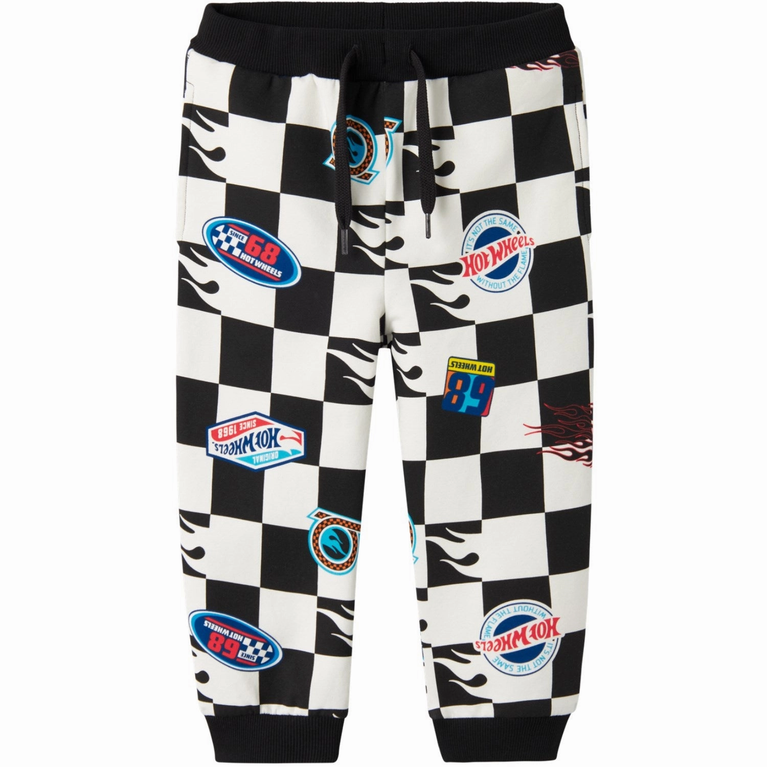 Name It Black Drewy Hot Wheels Regular Sweatpants DWRCoatedFabric