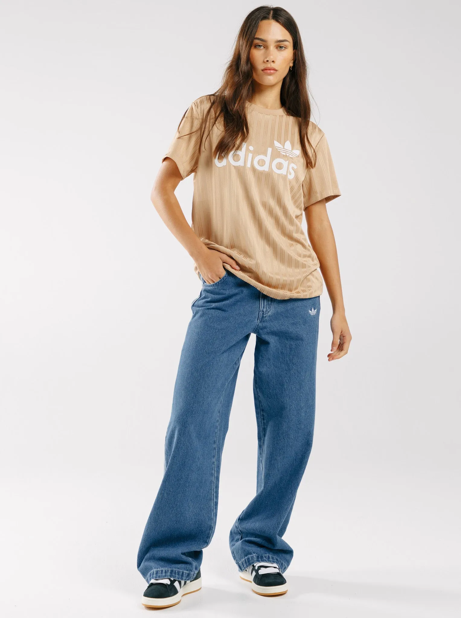 Adicolor Denim 3-Stripes Track Pants Moisture Wicking Technology