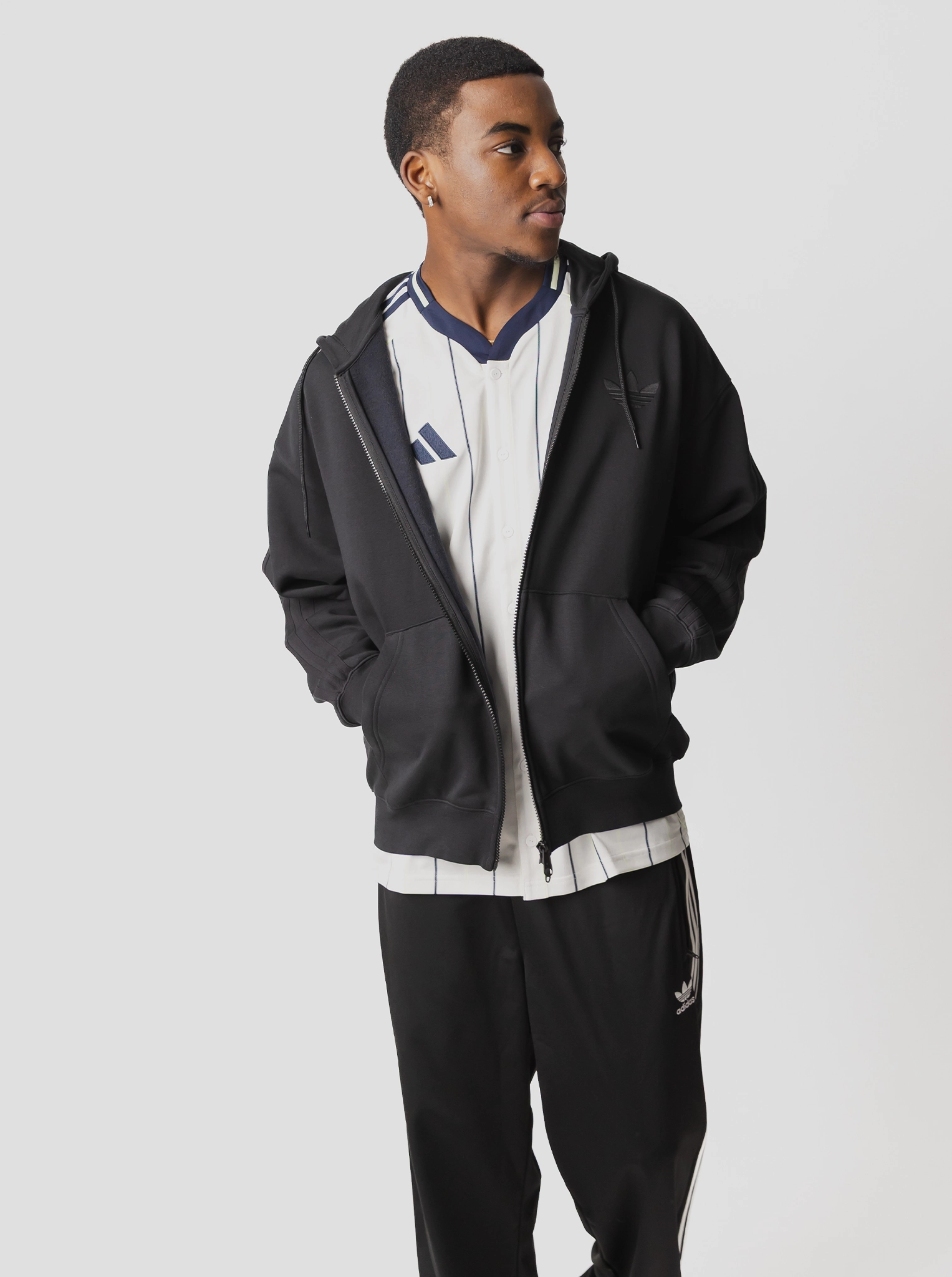 Daily Apparel Adicolor Oversized Full-Zip Hoodie