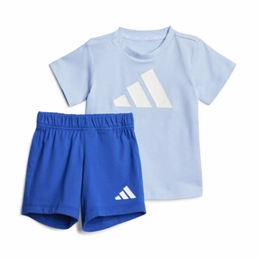 adidas BL T-Shirt/Short Set Baby Reinforced Collar Anti-static