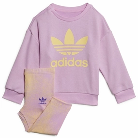 Comfort Apparel print venue adidas Bliss Lilac Sweat Set