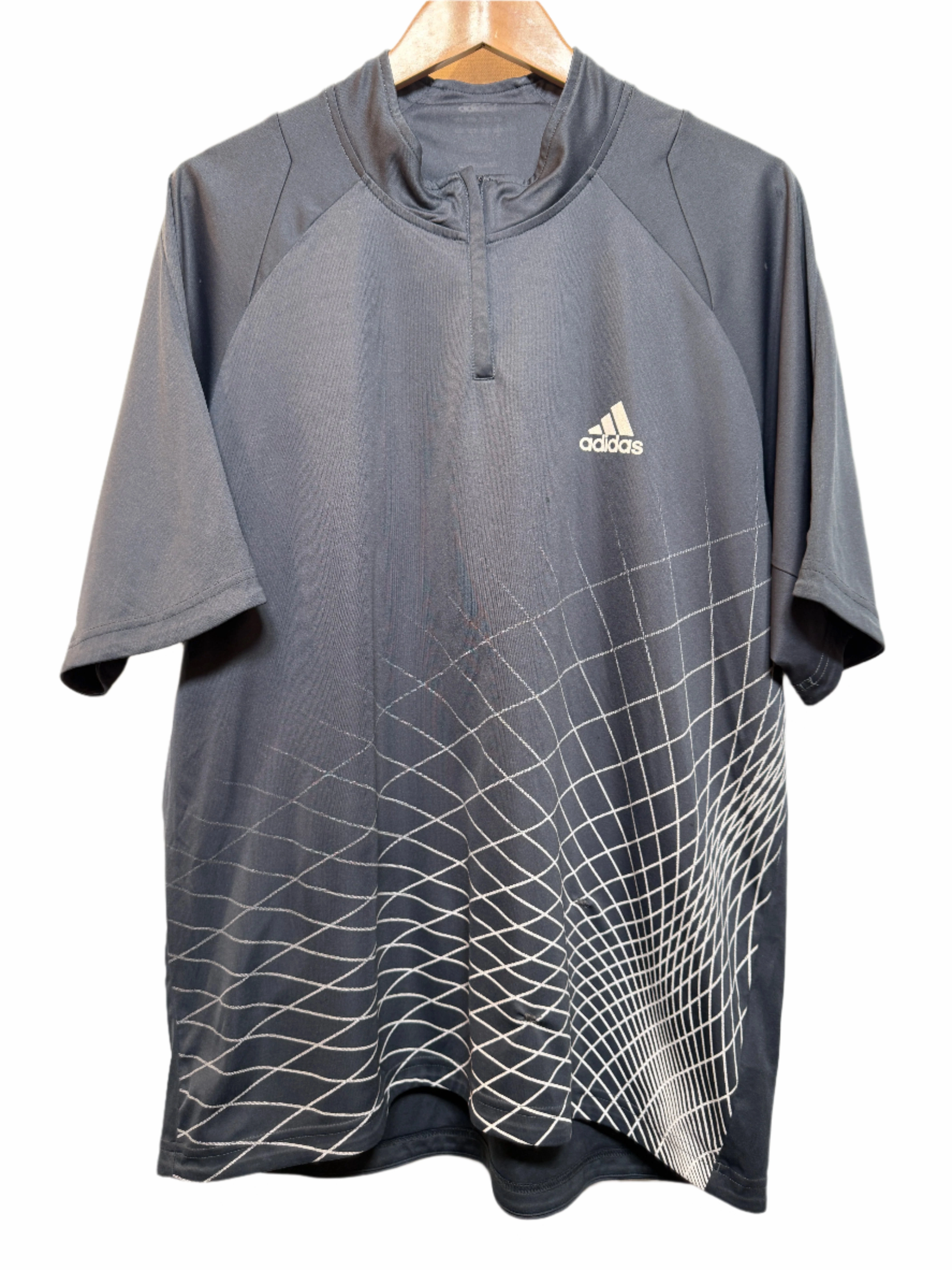 Adidas Mens Blue Runner T Shirt (Size XL) Relaxed Comfort Wear