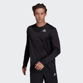 Universal Silhouette adidas Mens Own The Run Long Sleeve Running Top
