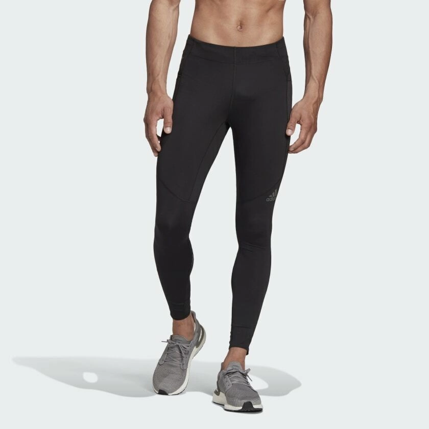 adidas Mens Running Tights Compression Base Layer Leggings Saturday Gym Workout Hygienic Inner Layer