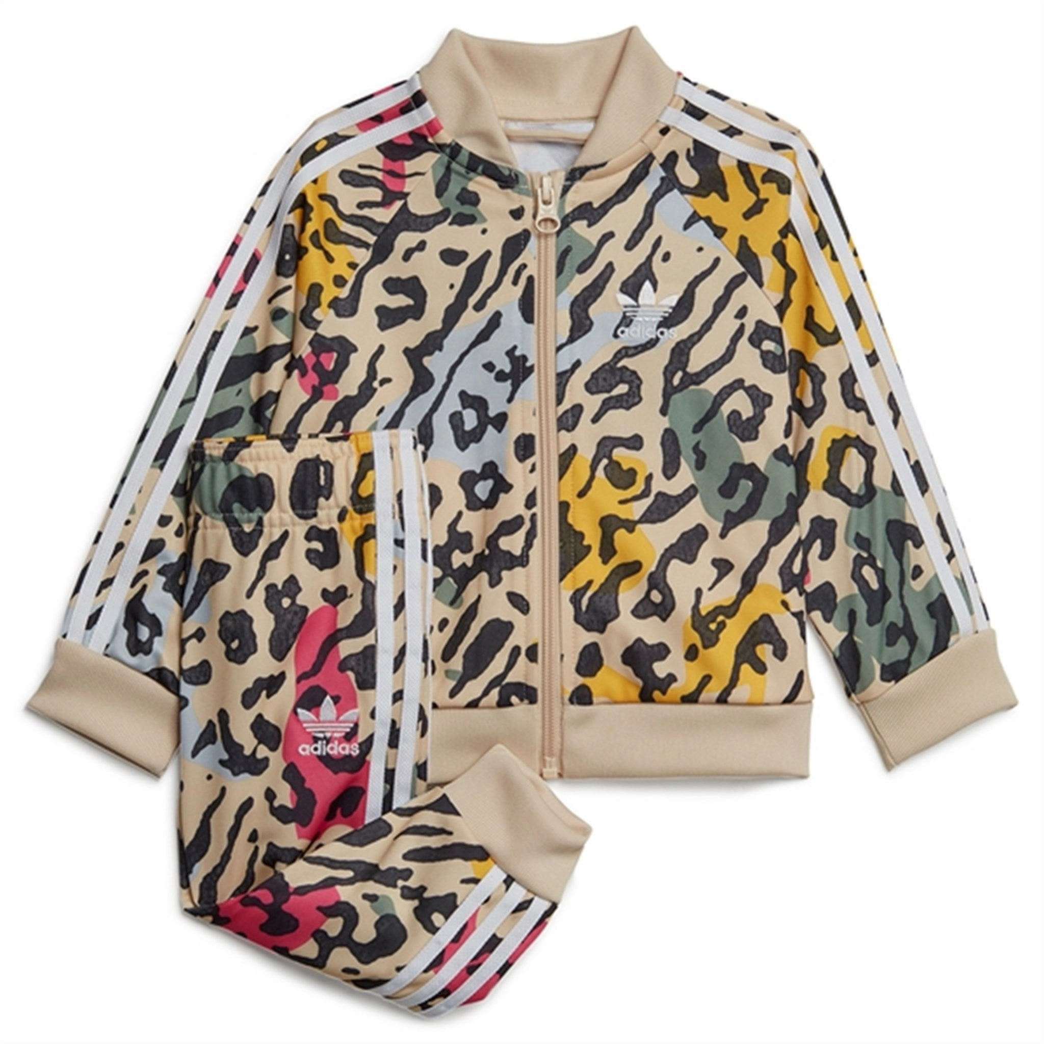 adidas Originals Beige / Multi Color Tracksuit Resort Wear