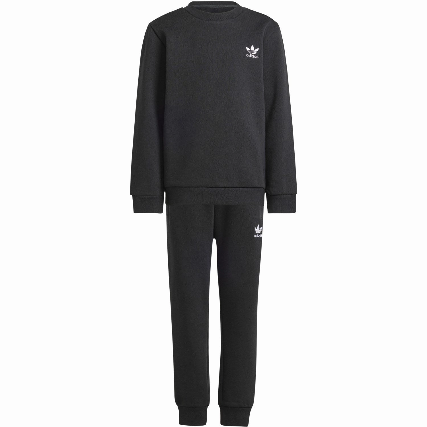 NonChafingCuffs Non Restrictive Fit adidas Originals Black Crew Sweat Set