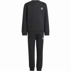 NonChafingCuffs Non Restrictive Fit adidas Originals Black Crew Sweat Set