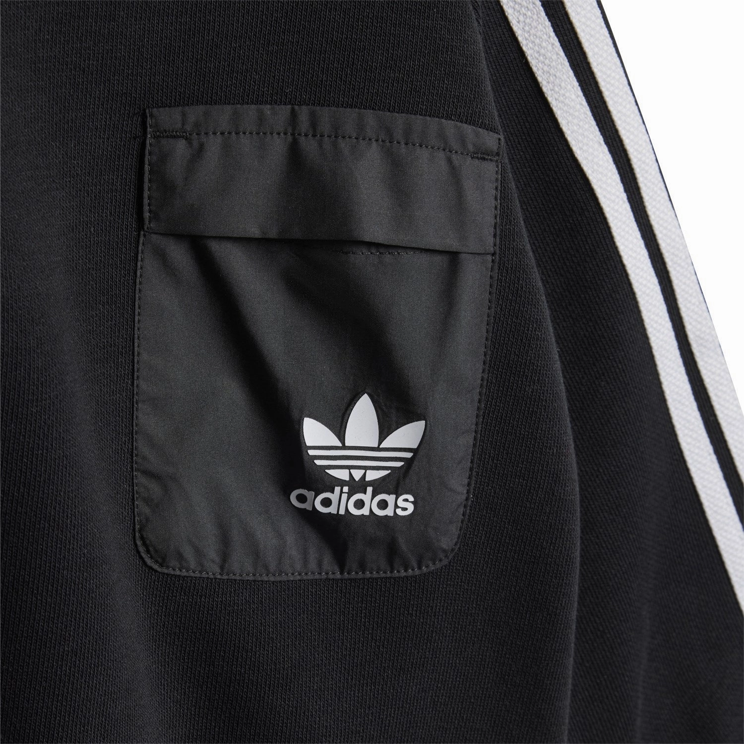 Flexible TemperatureRegulating Fabric adidas Originals Black Crew Sweat Set