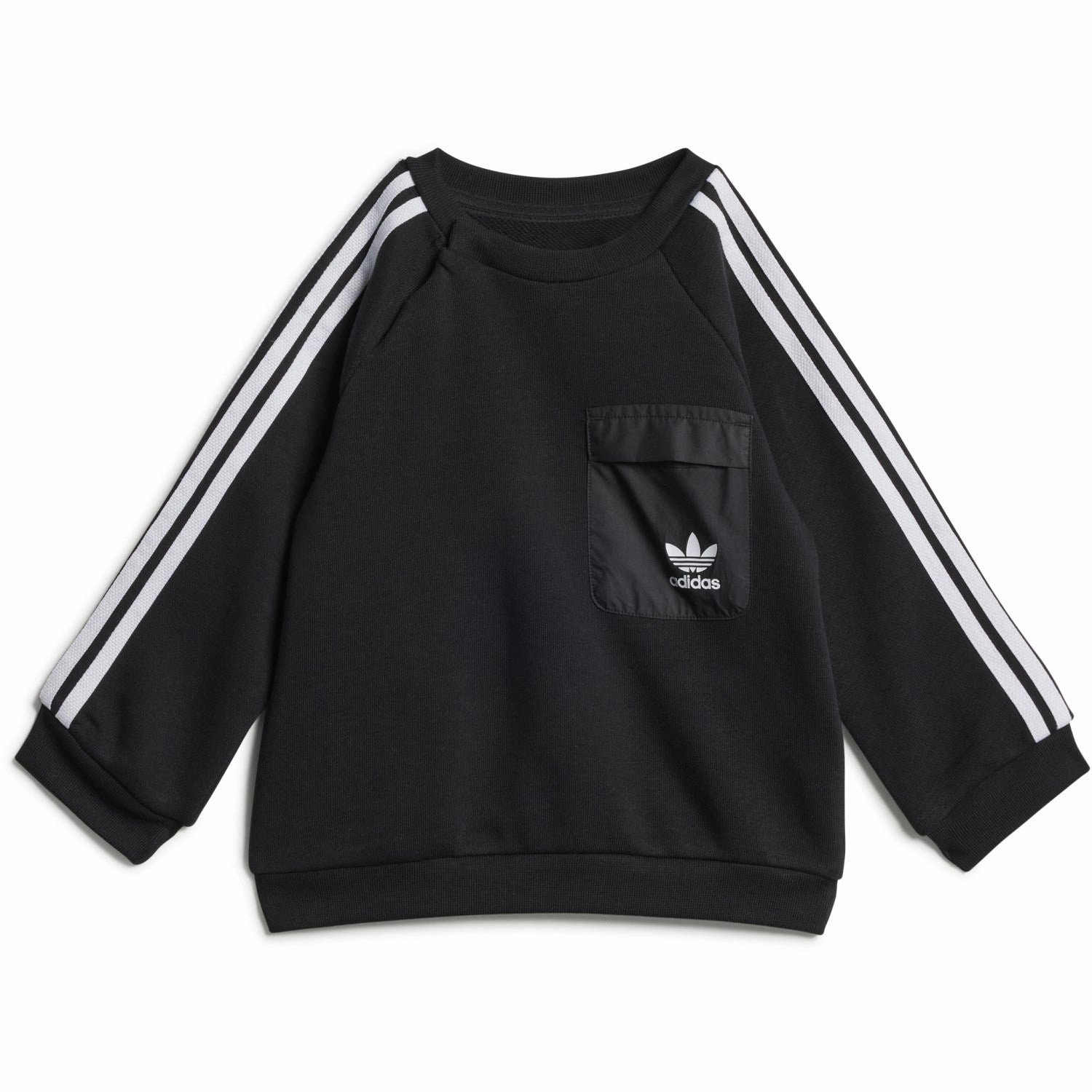 adidas Originals Black Crew Sweat Set HighVisibility Trim UVProtective Coating
