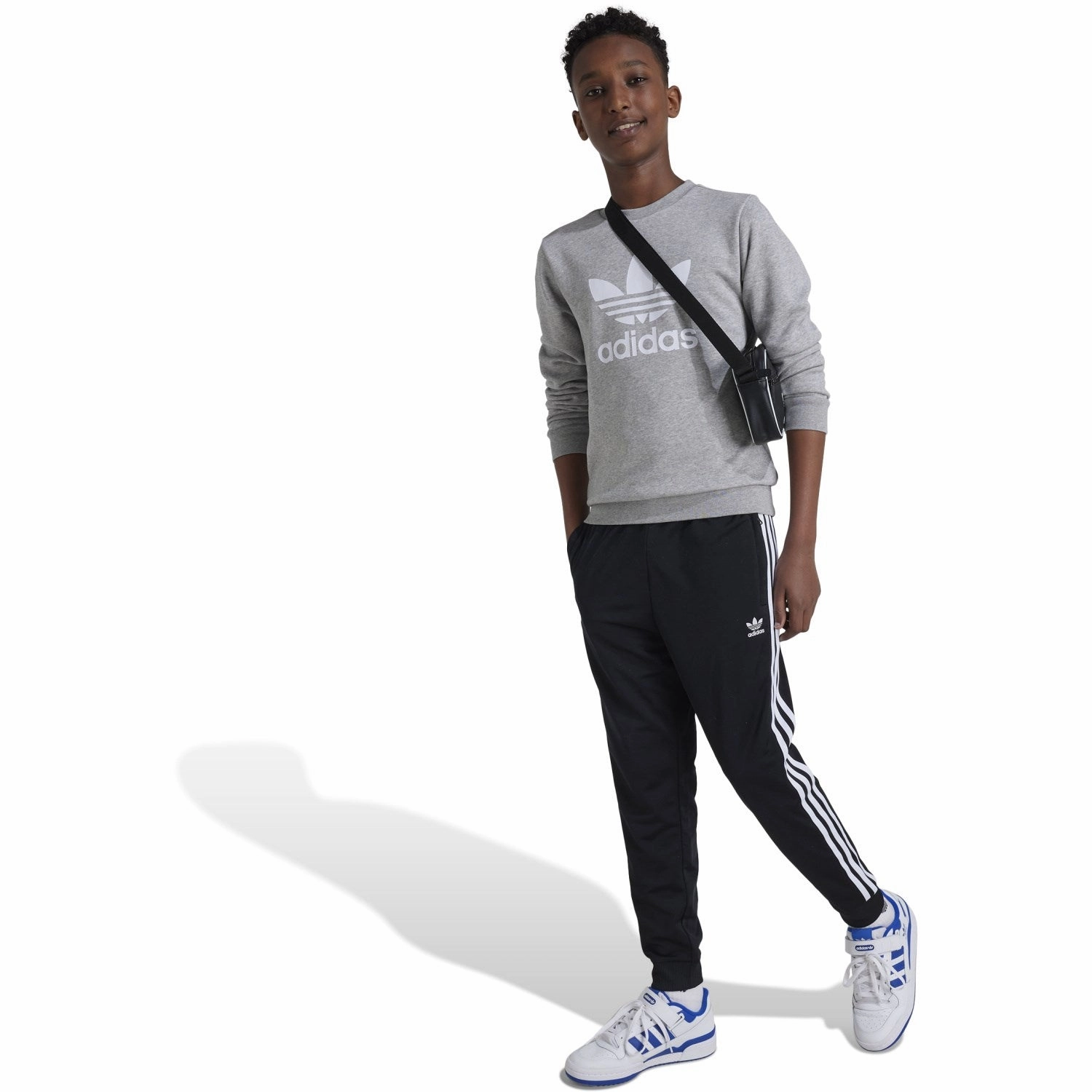 adidas Originals Black Sst Track Pants Meditation photoshoot venue