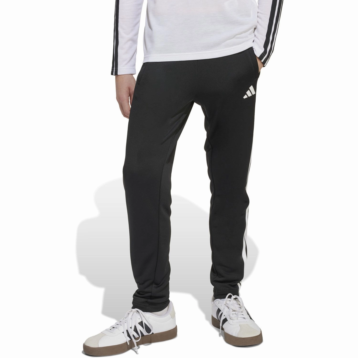 Wool Sporty Style adidas Originals Black U Tr-Es 3S Pants