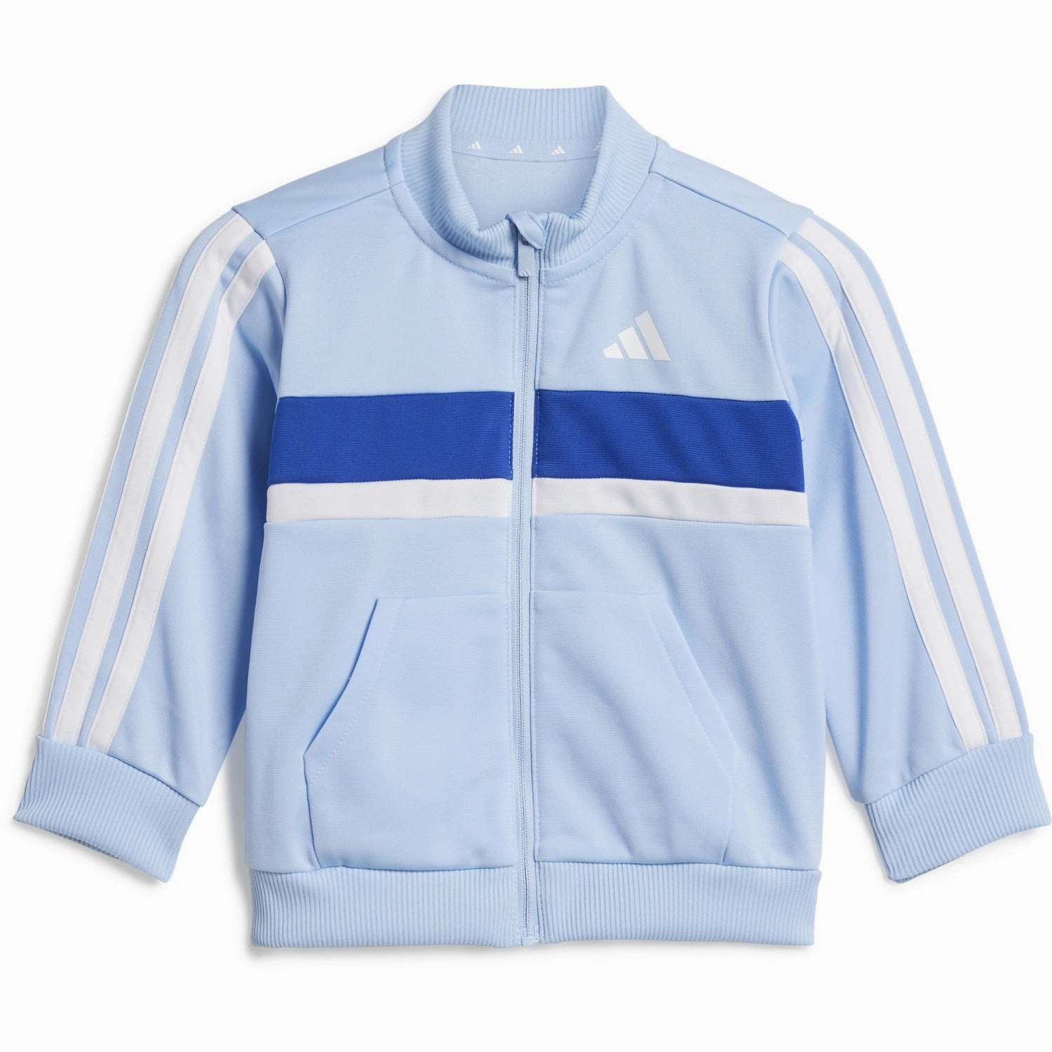 adidas Originals Glow Blue/White/Team Royal Blue I 3S Tib Tracksuit AllDay Posture Support Practical Comfort