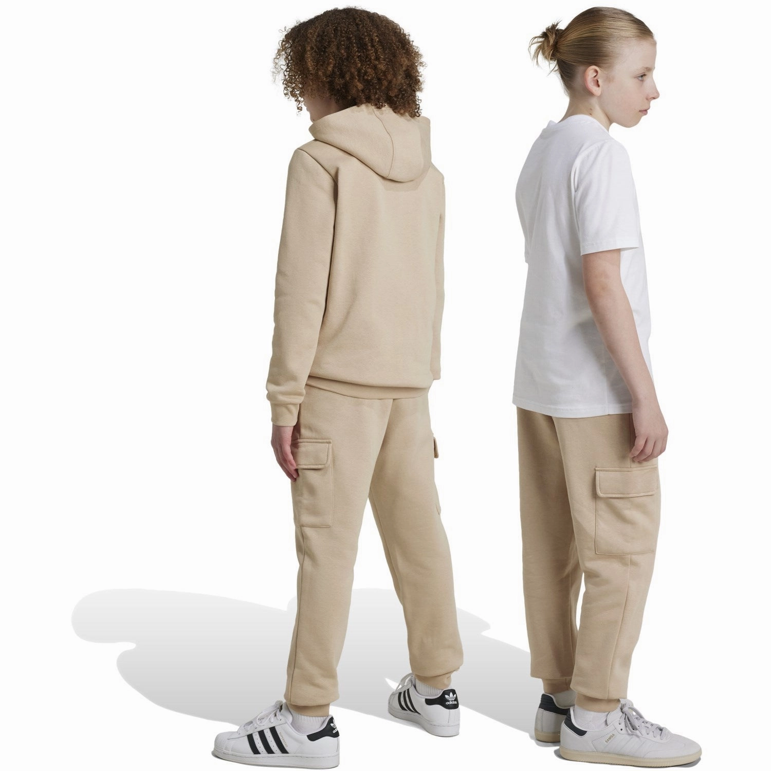 High-Quality Materials adidas Originals Magic Beige Fleece Cargo Sweatpants