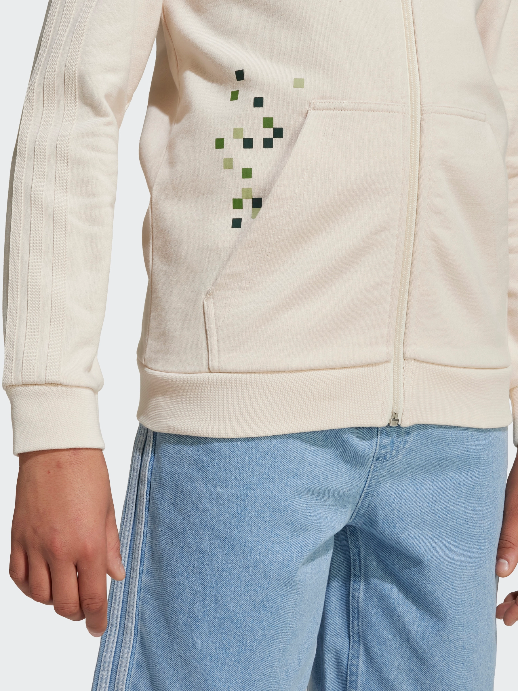 adidas Originals X Minecraft Graphic Hoodie Kids Quick Drying