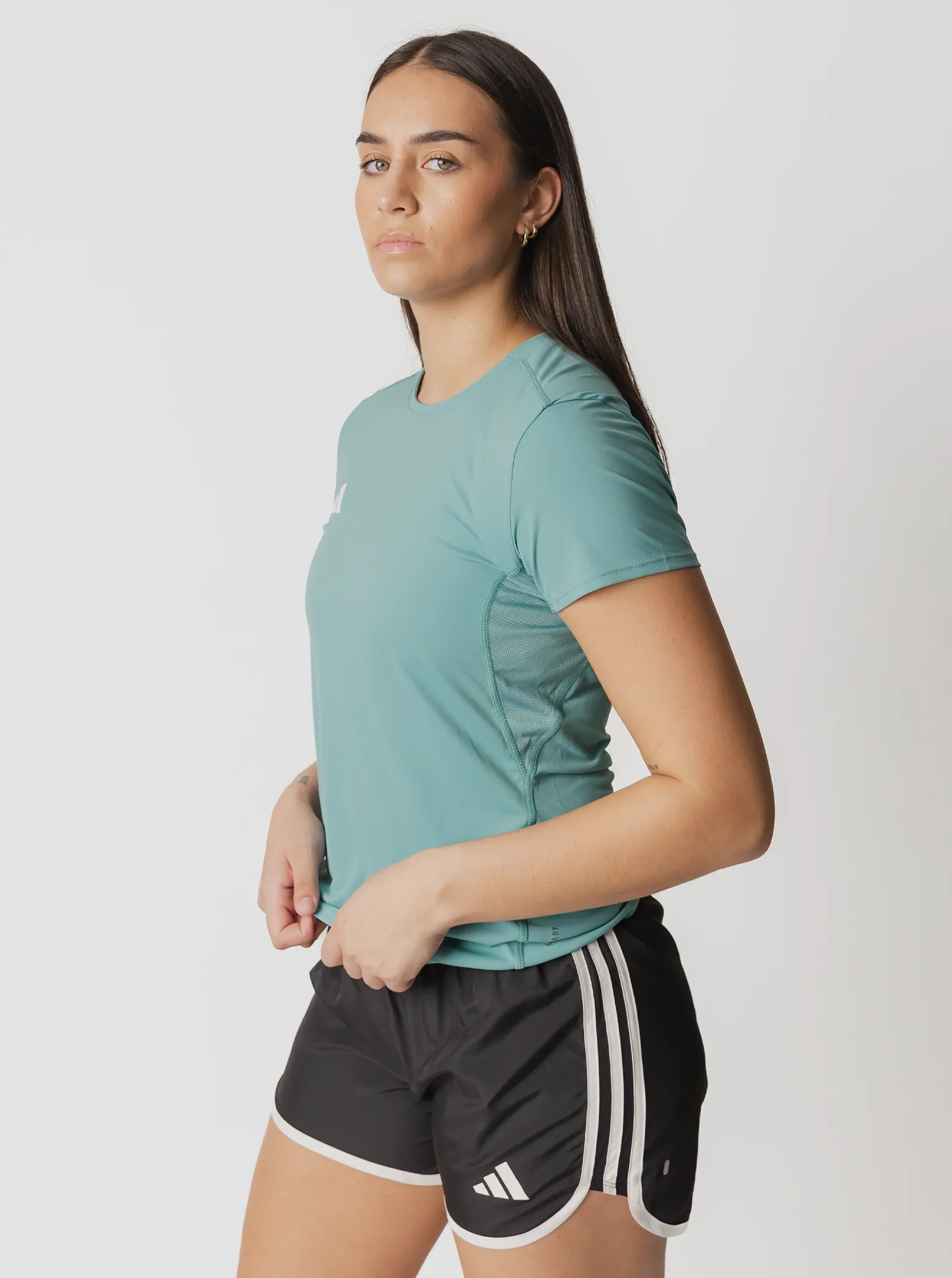 Ethically Sourced Material Active Outfit Adizero Essentials Running T-Shirt