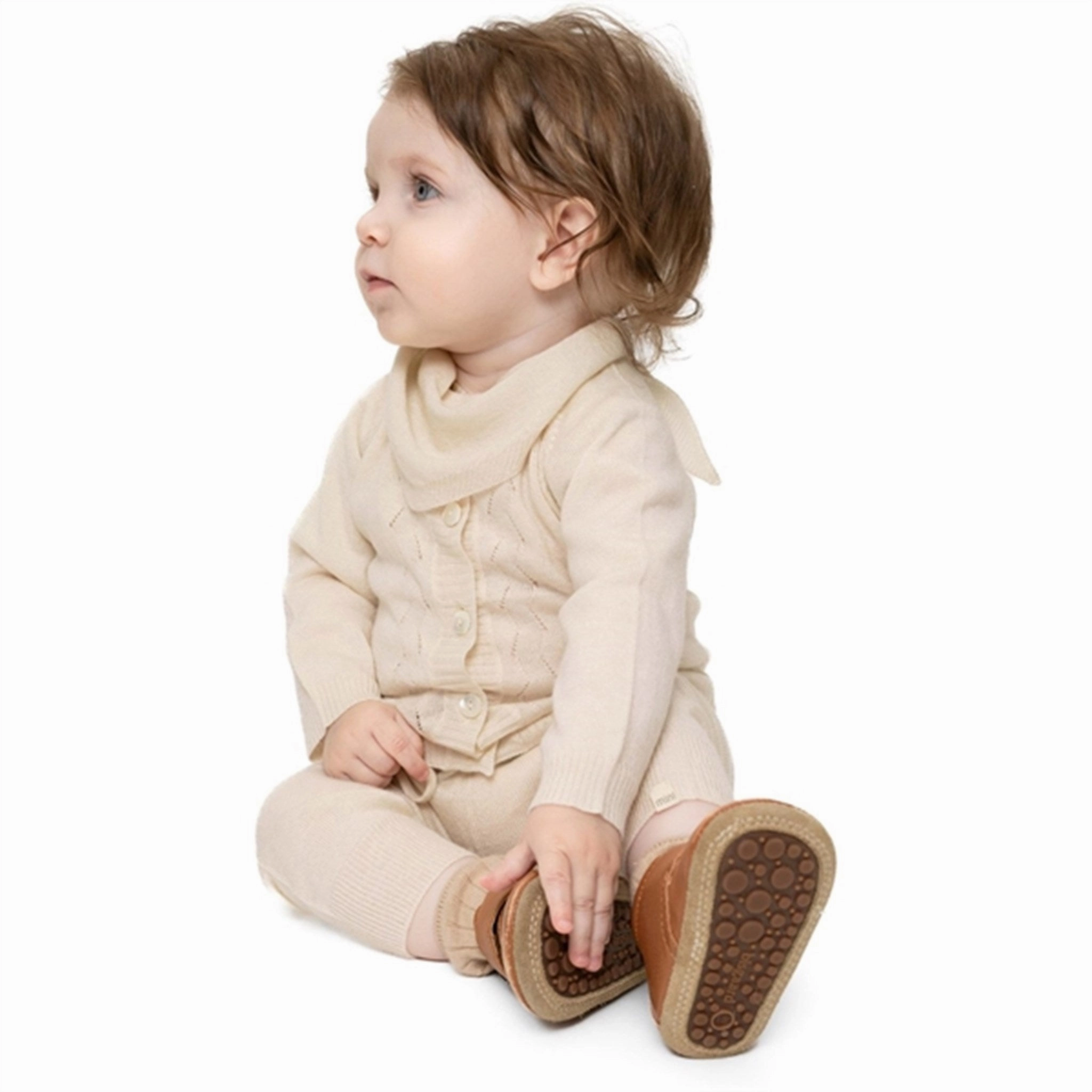 athletic style Sleek Comfort Minimalisma Overt Leggings Cream