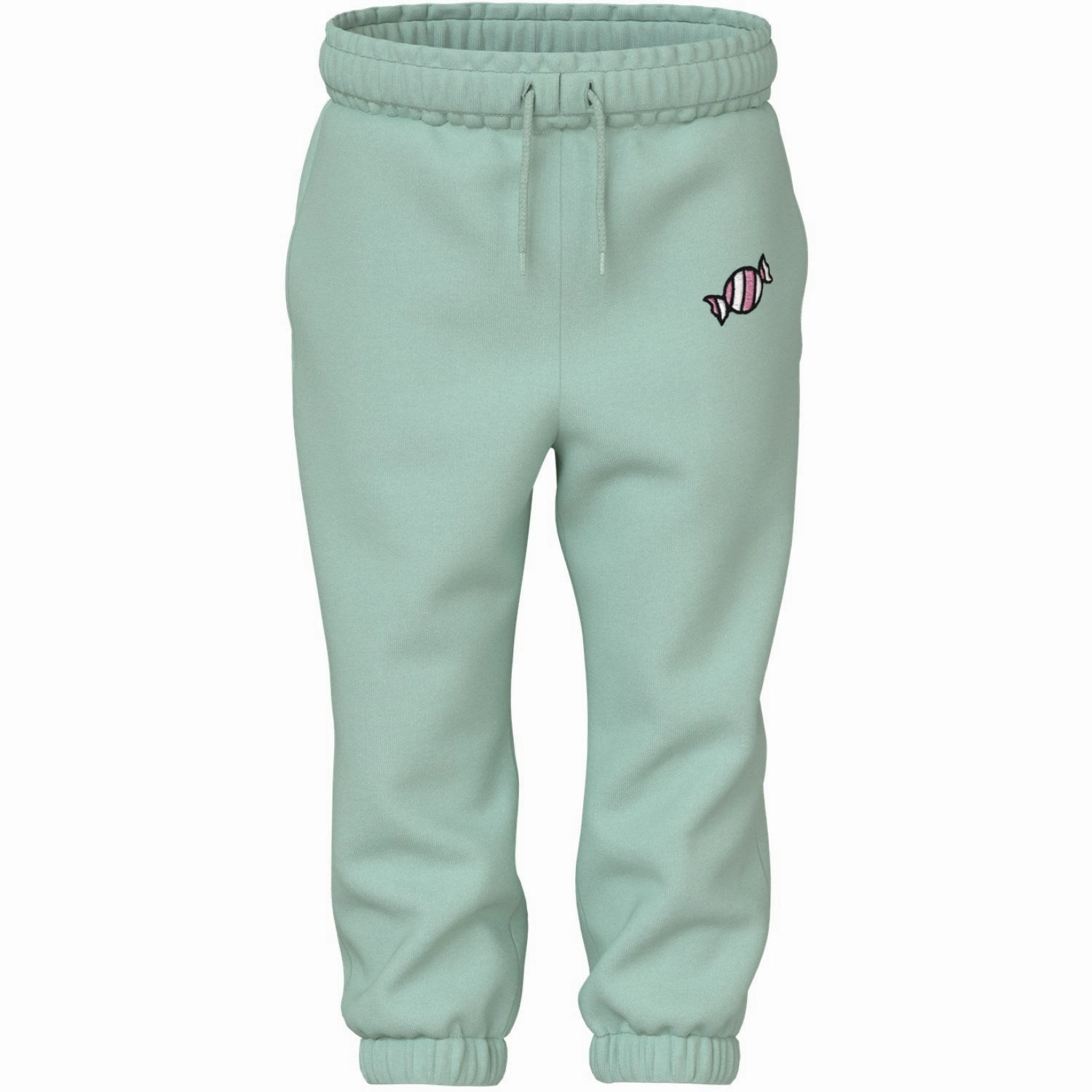 Name It Gossamer Green Candy Nmfvallene Nreg Swe Pants Unb Microperforated Upper Material