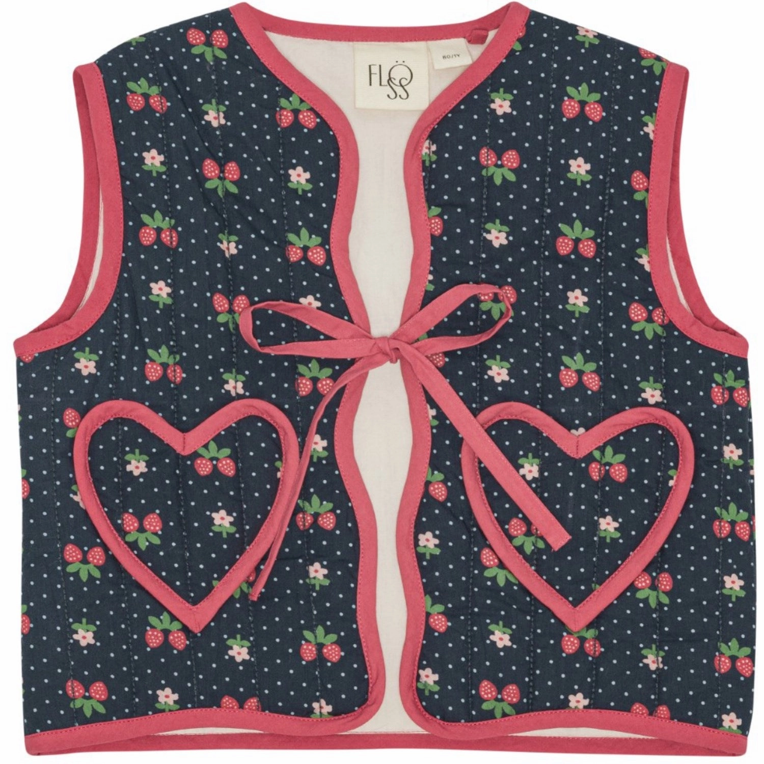 Layered Structure Odor Resistant Material Fl?ss Navy Space Berry Sofia Vest