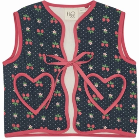 Fl?ss Navy Space Berry Sofia Vest Water Resistant