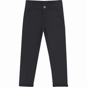 Minymo Dark Navy Sweatpants FlatlockStitching
