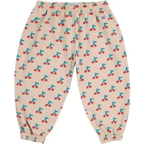 Bobo Choses White Cherry All Over JAndging Pants Ergonomic Design AdjustableDrawcordDesign