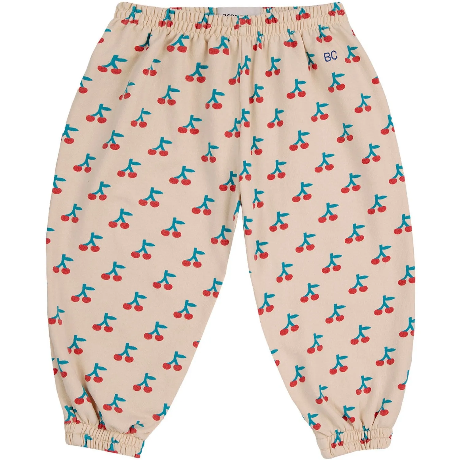 Bobo Choses White Cherry All Over JAndging Pants string