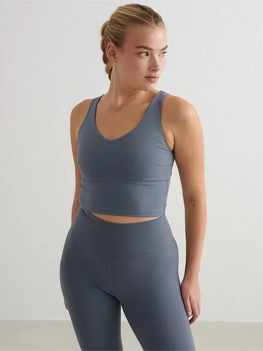 technical fabric Seamless Texture Stormy Blue Sense Bralette