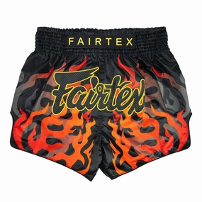 basketball clothing Fairtex Volcano Muay Thai Shorts BS1921 Black