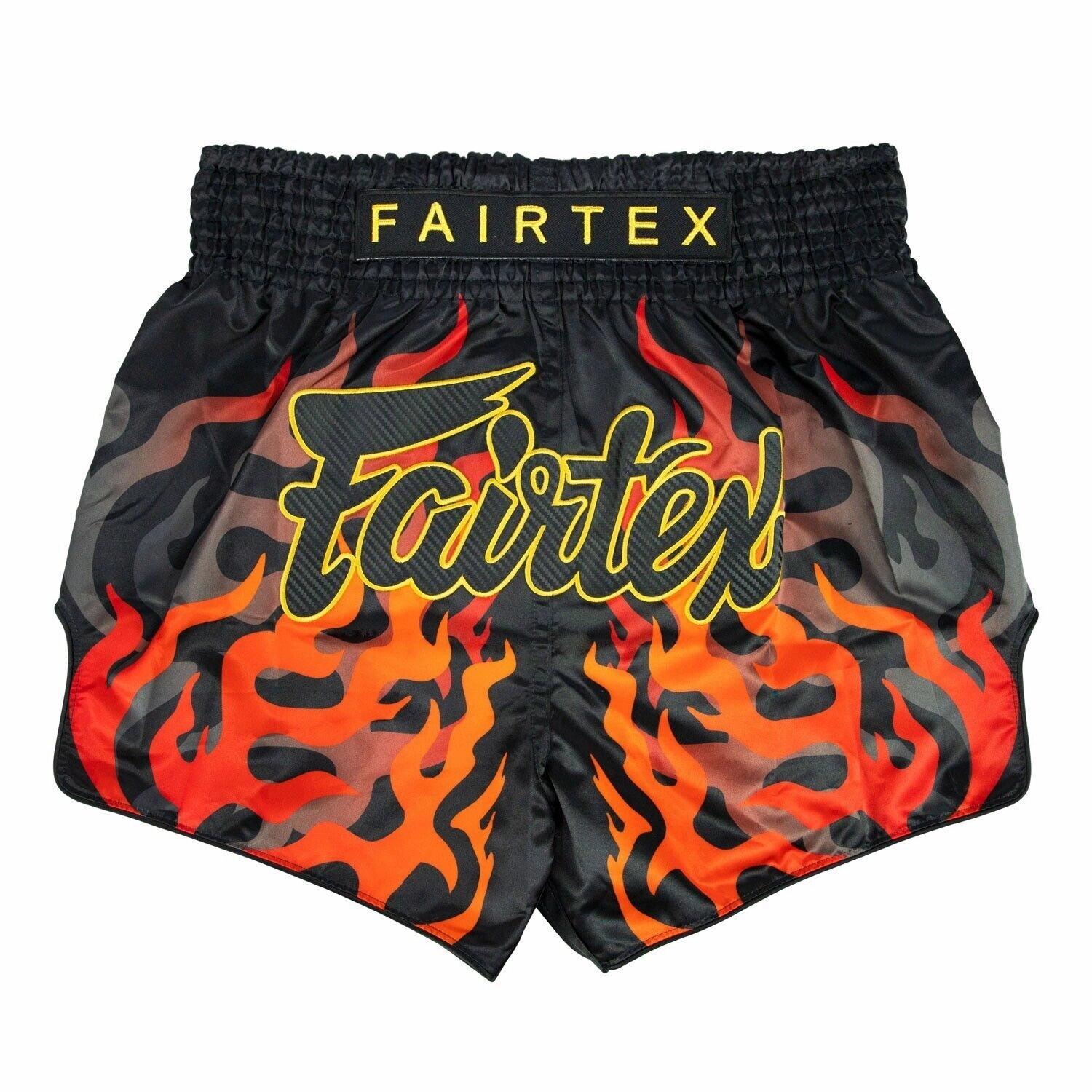 Vacation Outfit Durable Feel Fairtex Volcano Muay Thai Shorts BS1921 Black