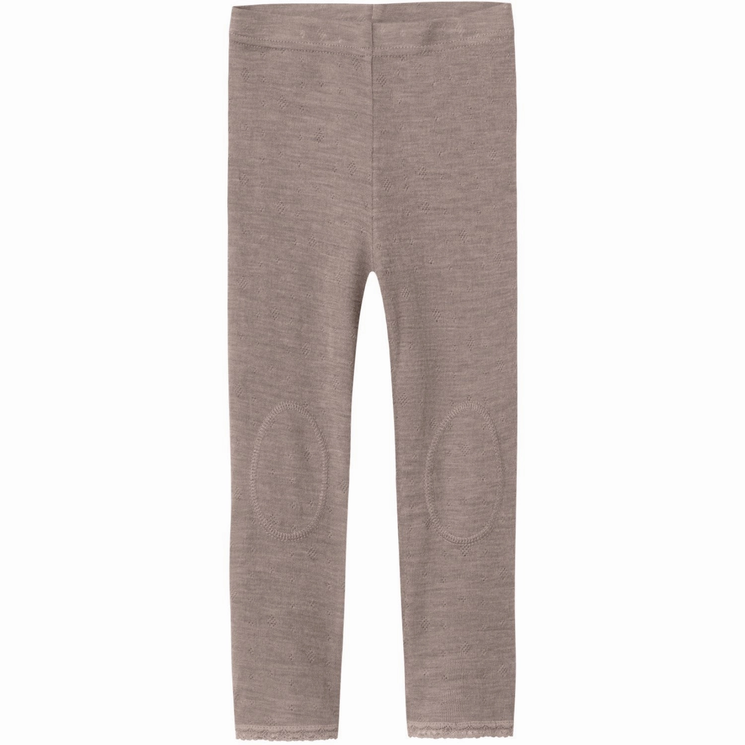 Double Layer Outdoor Running Comfort Wear Name It Satellite Nmfwang Wool Neddle Leggings Solid Noos