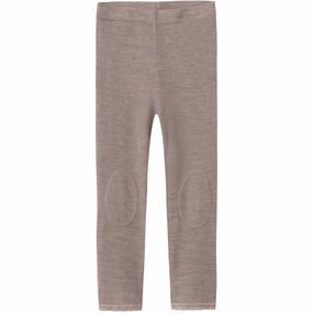 Sleek and Slim For Teens School Sports Name It Satellite Nmfwang Wool Neddle Leggings Solid Noos