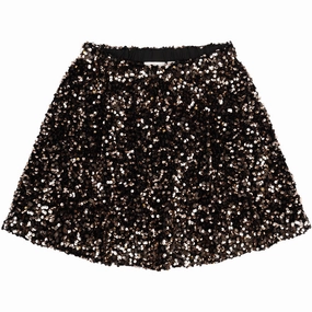 Warm Insulation Corduroy texture The New Black Beauty Marlin Sequin Skirt
