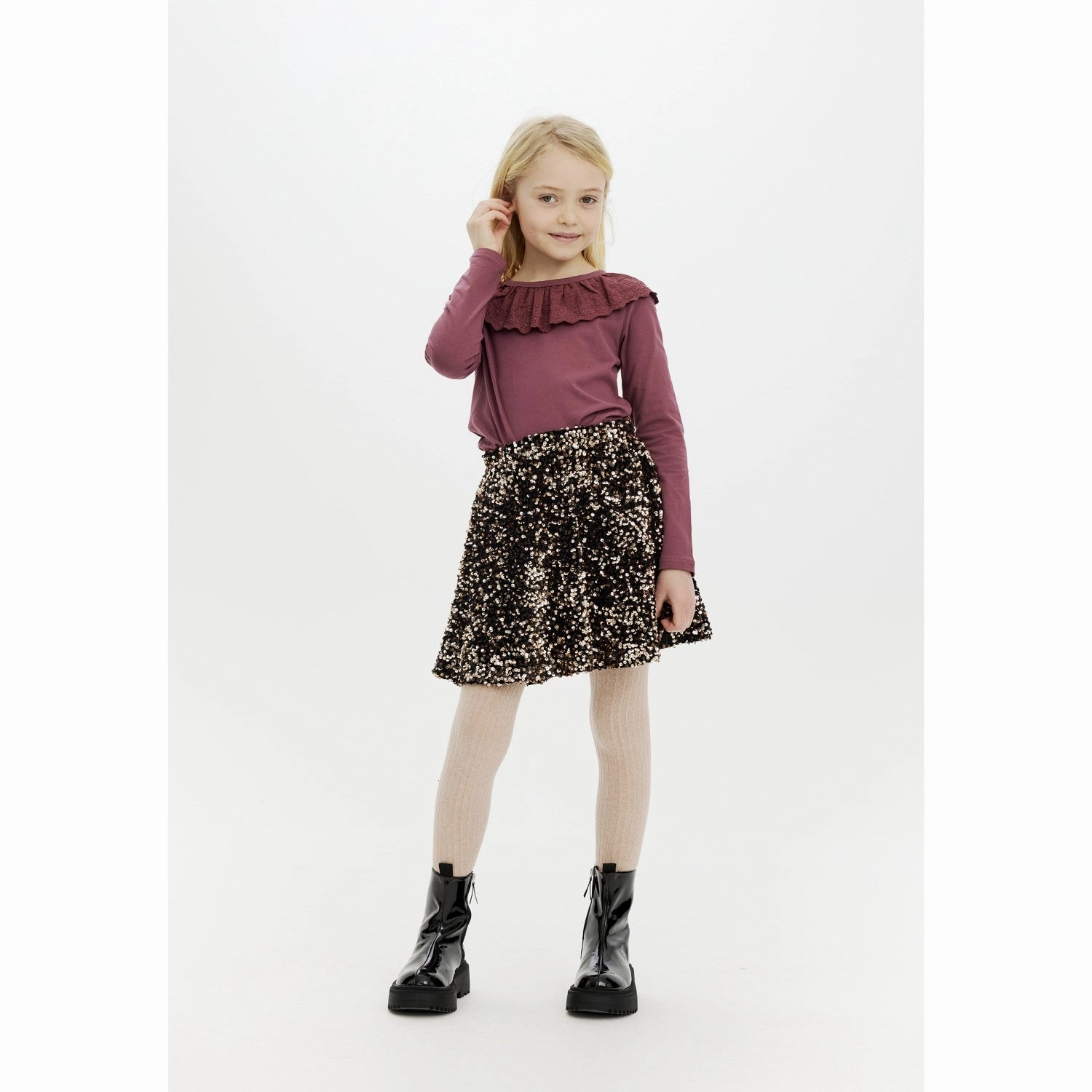High Rise The New Black Beauty Marlin Sequin Skirt