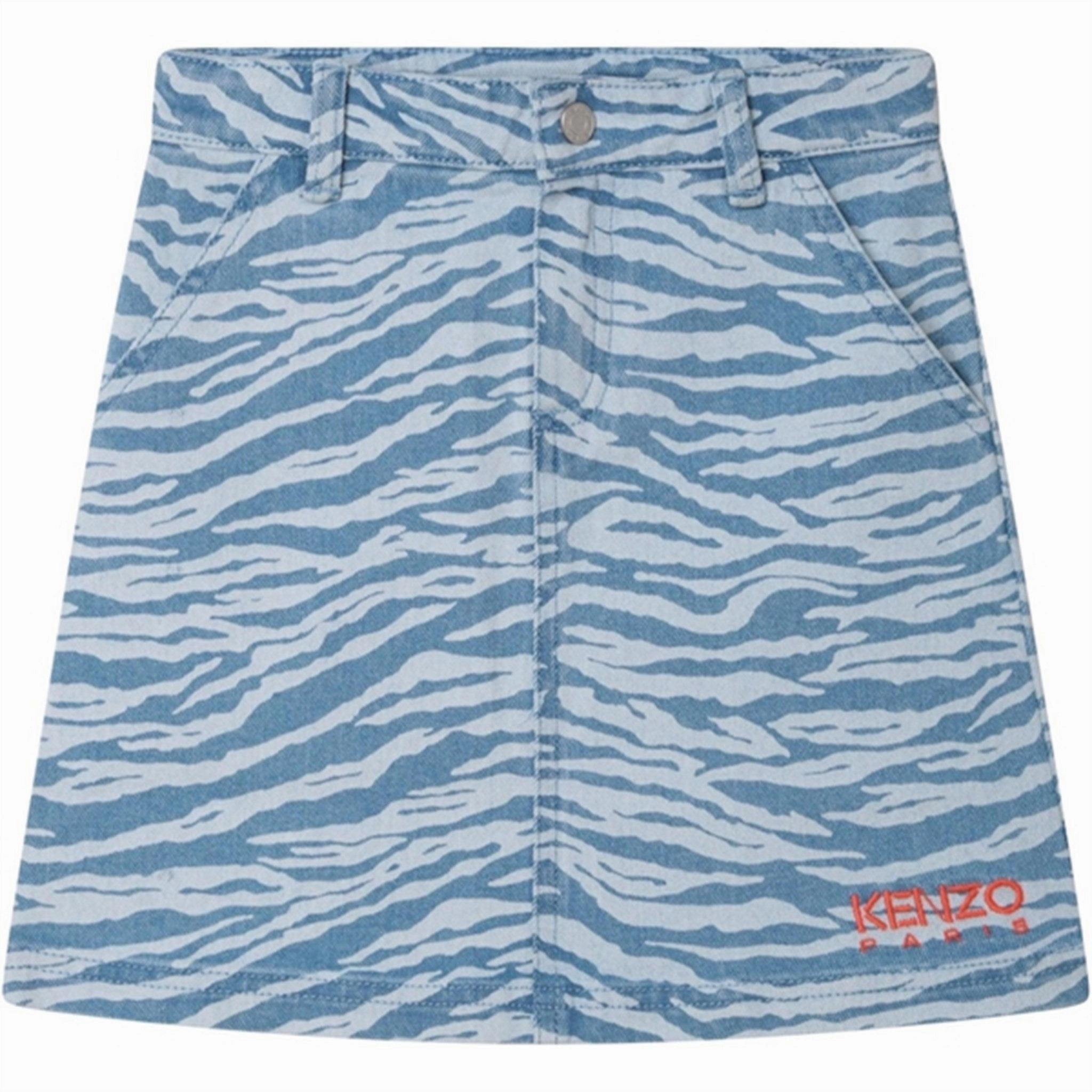 Kenzo Denim Skirt Pale Blue UV Protection