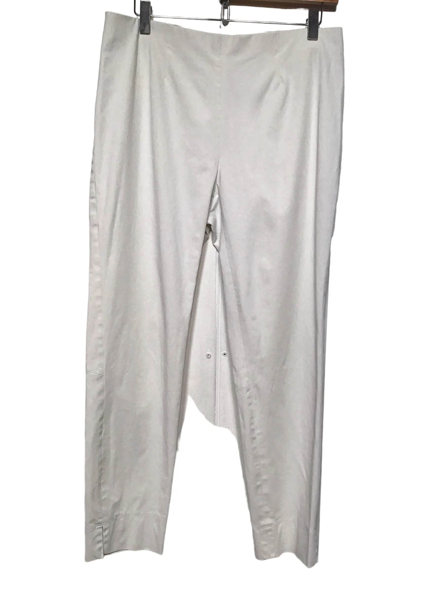Sabrina White Trousers (Size L) Functional Look Trendy Appeal