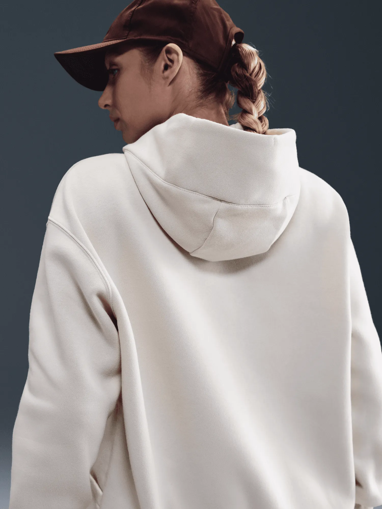 Phoenix Fleece Oversized Pullover Hoodie Street Energy Wear Seamless Side Panels